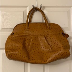 Furla ostrich bag